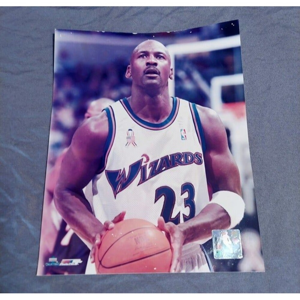Michael Jordan #23 NBA Washington Wizards 8X10 Photo Rare